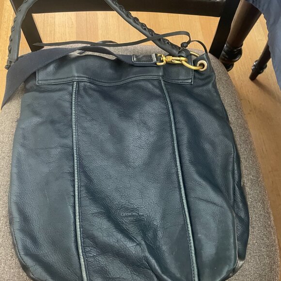 CHRISTOPHER KON HOBO SHOULDER BAG DARK BLUE COLOR - Picture 3 of 11